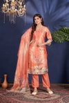 Kaya By Nsf Shimmer Digital Printed Kurti Bottom With Dupatta Wholesale Suppliers In Mumbai